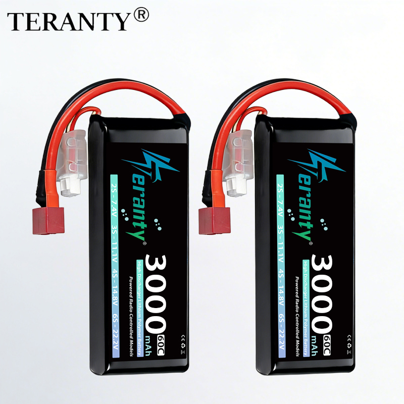 Rc Hobby Grade - Batería Lipo TERANTY 2S 3000mAh 7.4V