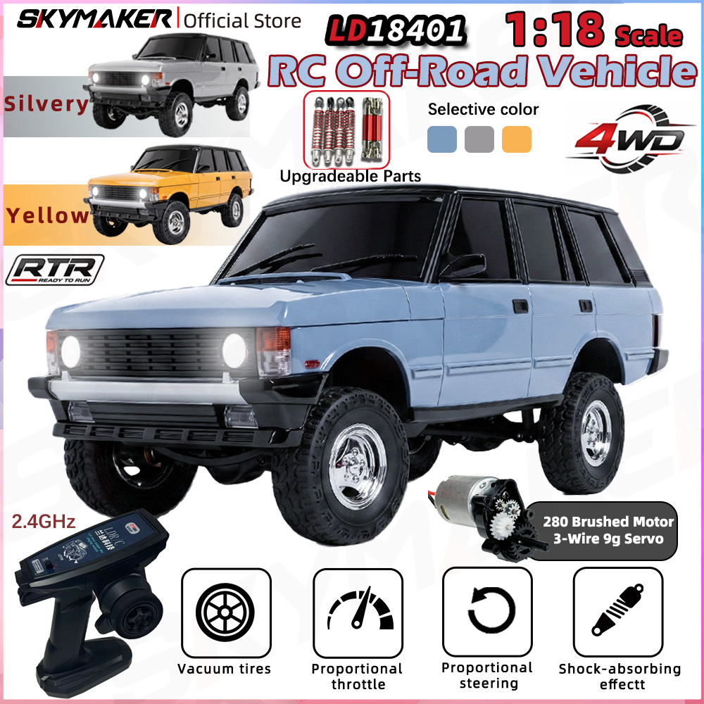 Rc Hobby Off Road - LDRC LD18401 Coche RC 1/18 4WD