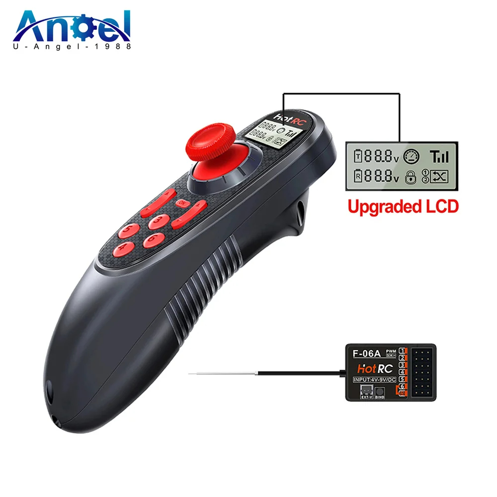 Radio Transmitter 6Ch - HOTRC DS-600 6CH 2,4 GHz sistema