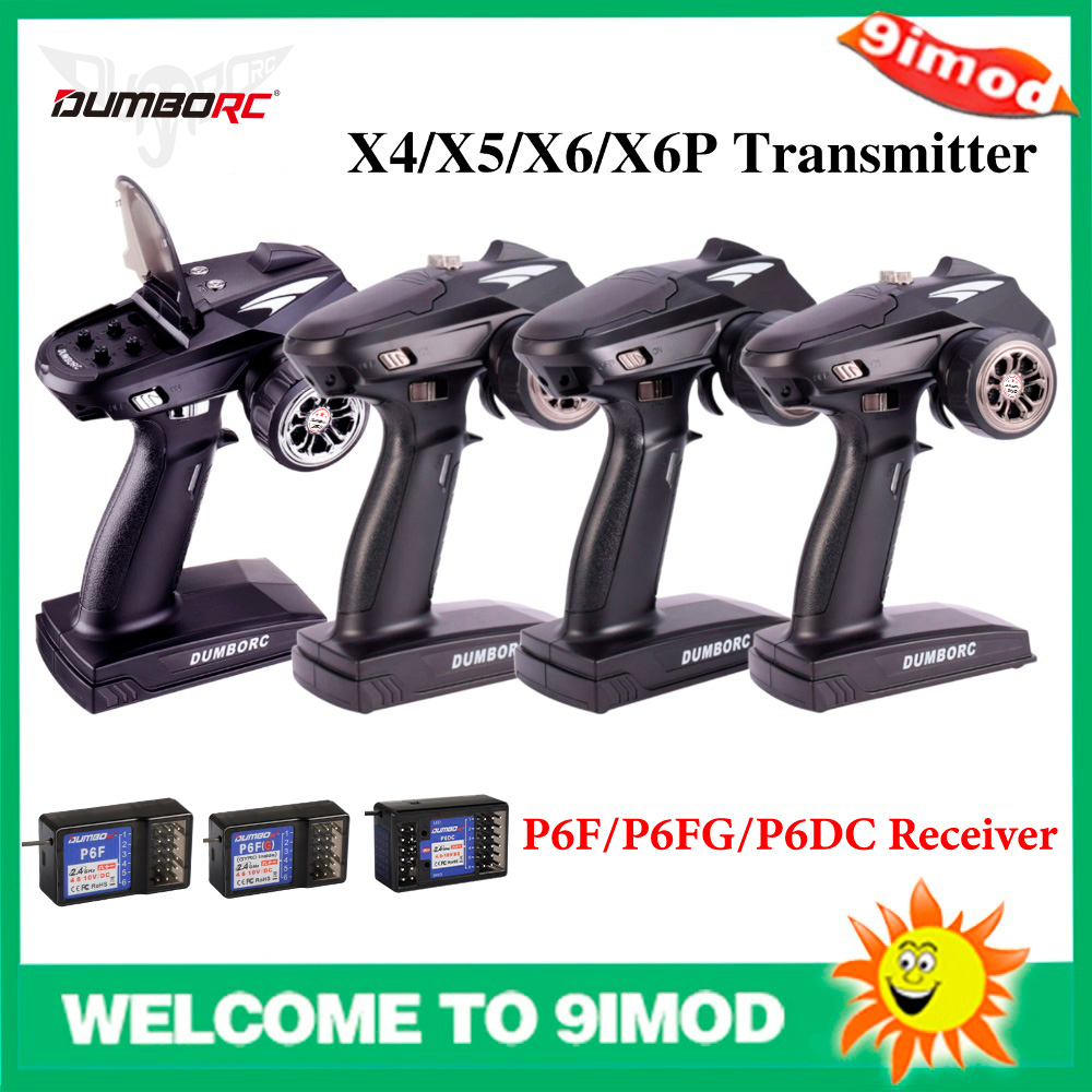 Radio Transmitter 6Ch - Transmisor de Radiocontrol DUMBORC X6P 6CH