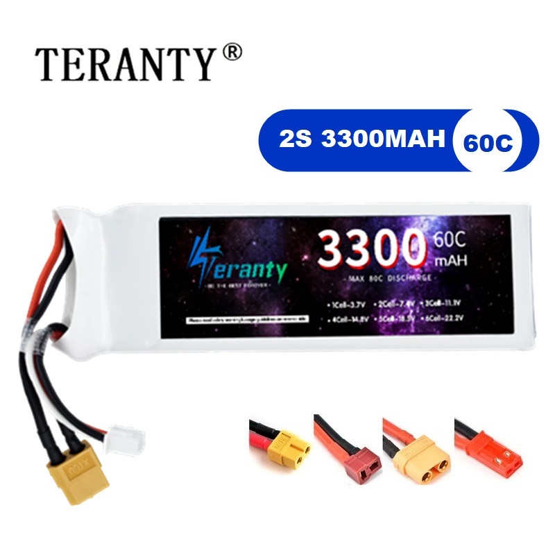 Rc Hobby Grade - Batería LiPo 2S 7,4 V 3300mAh