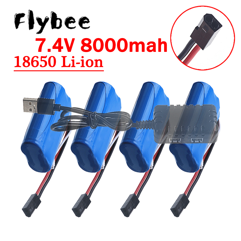 Rc Hobbyking - (5500 Plug) Batería 18650 7.4V 8000Mah,