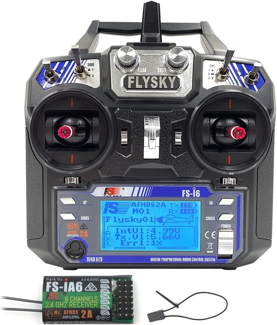 Radio Transmitter 6Ch - Sistema de Transmisión de Radio FS-i6
