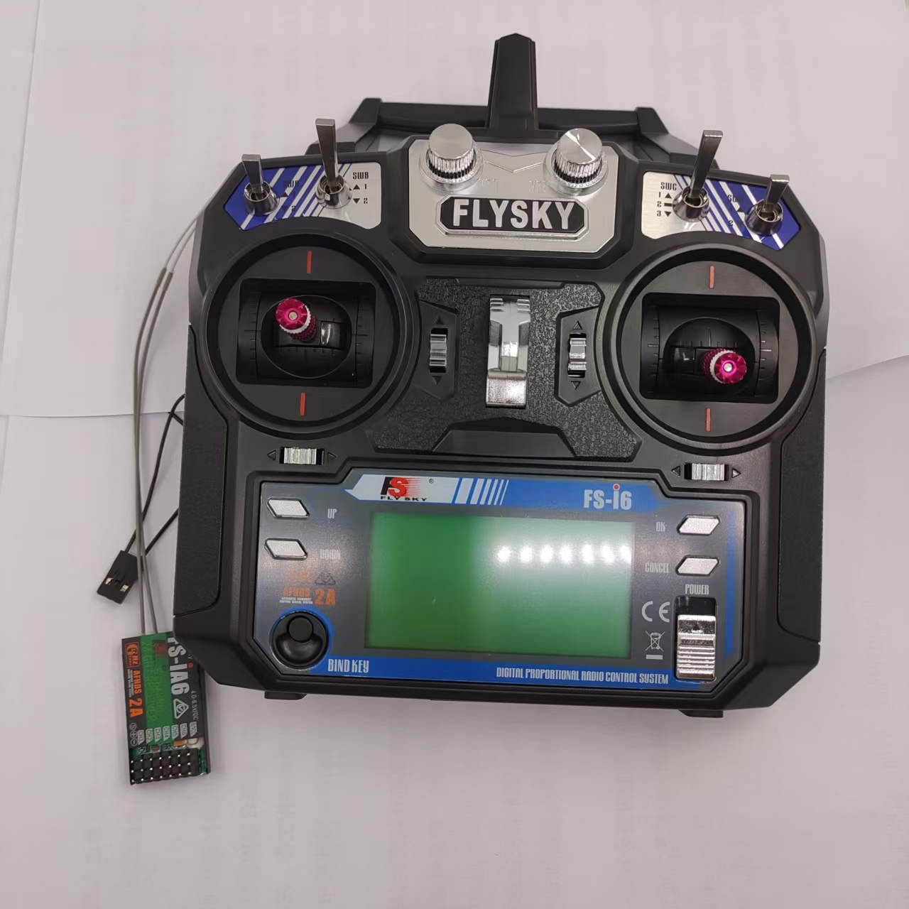Radio Transmitter 6Ch - Transmisor de Radio FLYSKY FS-i6 I6