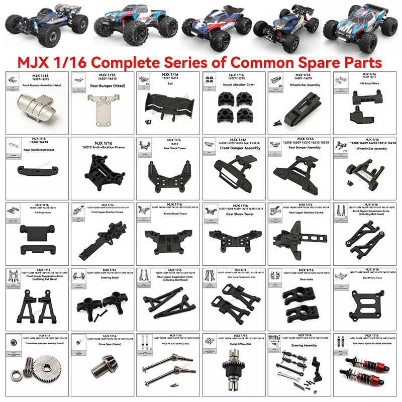 Shock Absorber Rc - MJX 1/16 para 16218 16213 16212