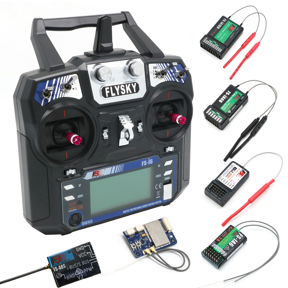 Radio Transmitter 6Ch - FLYSKY FS-i6 I6 transmisor 2,4G 6CH