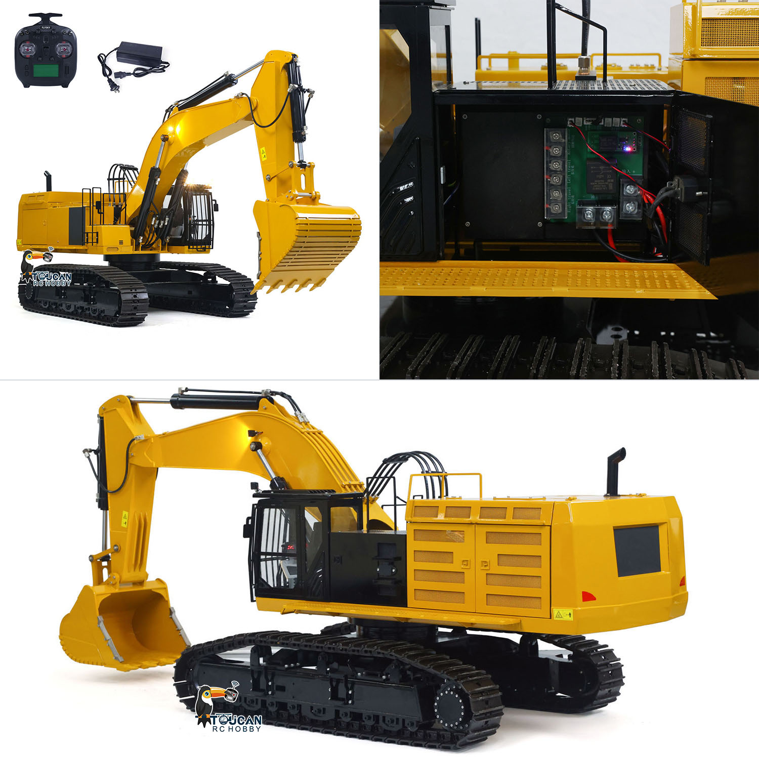 Excavadora Hidráulica Metálica - Rc Excavator Hobby reseña y precio