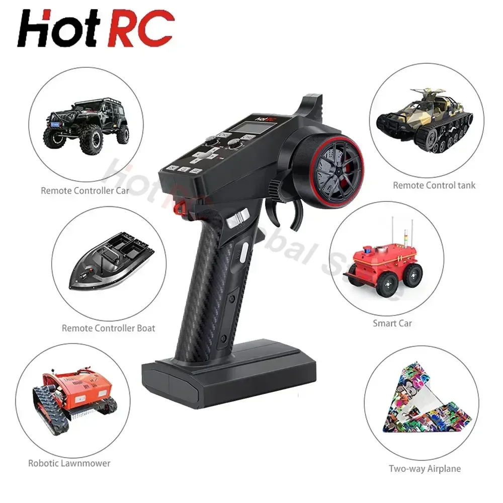 Transmisor de Radio HotRC CT-6 - Radio Transmitter 6Ch reseña y precio