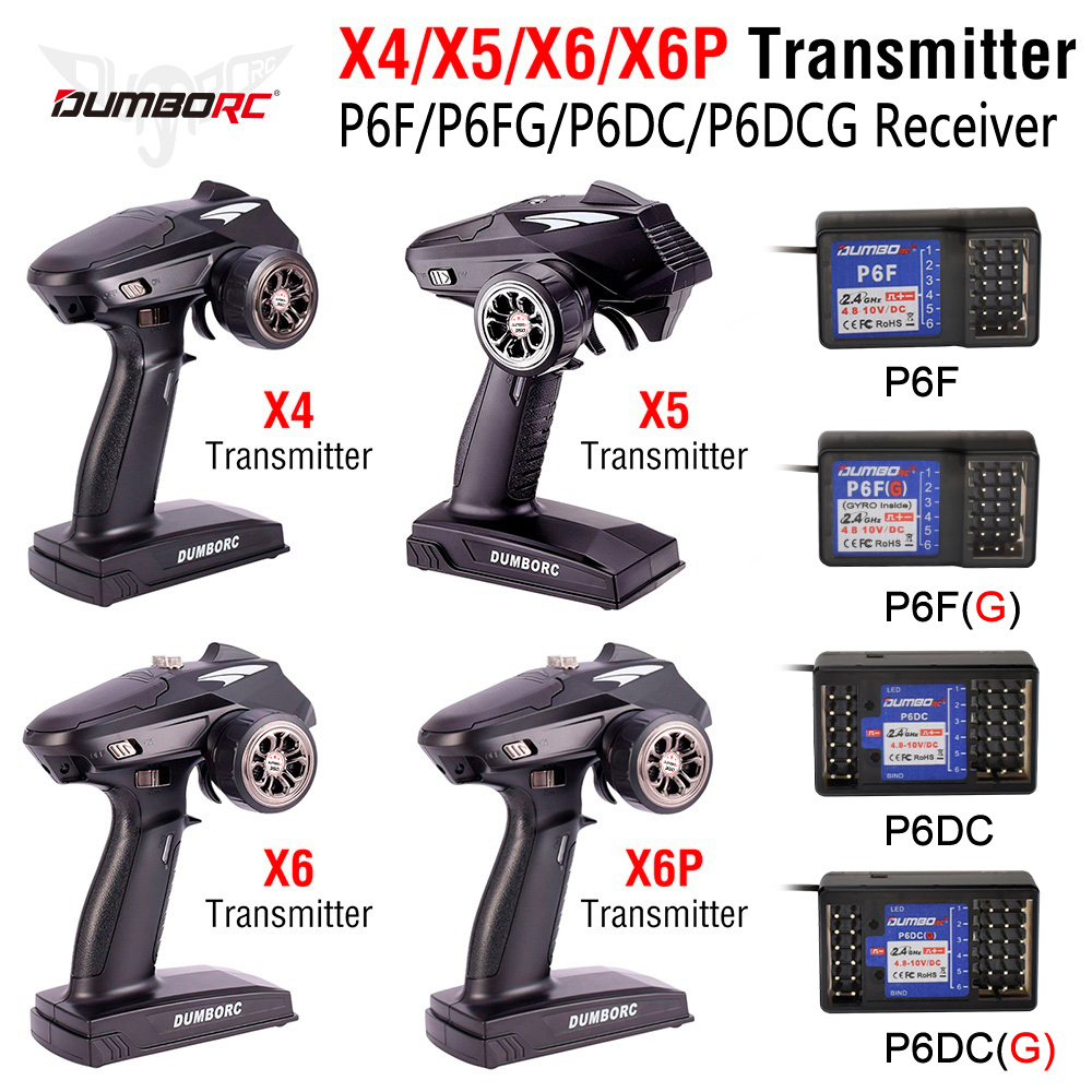 DUMBORC X6P 6CH 2,4G RC transm - Radio Transmitter 6Ch reseña y precio
