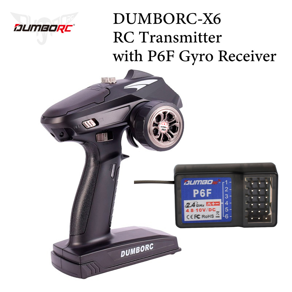 DUMBORC X6P 6CH 2,4G RC transm - Radio Transmitter 6Ch reseña y precio