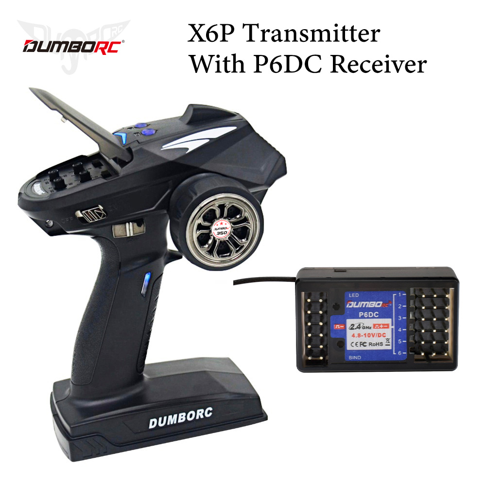 DUMBORC X6P 6CH 2,4G RC transm - Radio Transmitter 6Ch reseña y precio