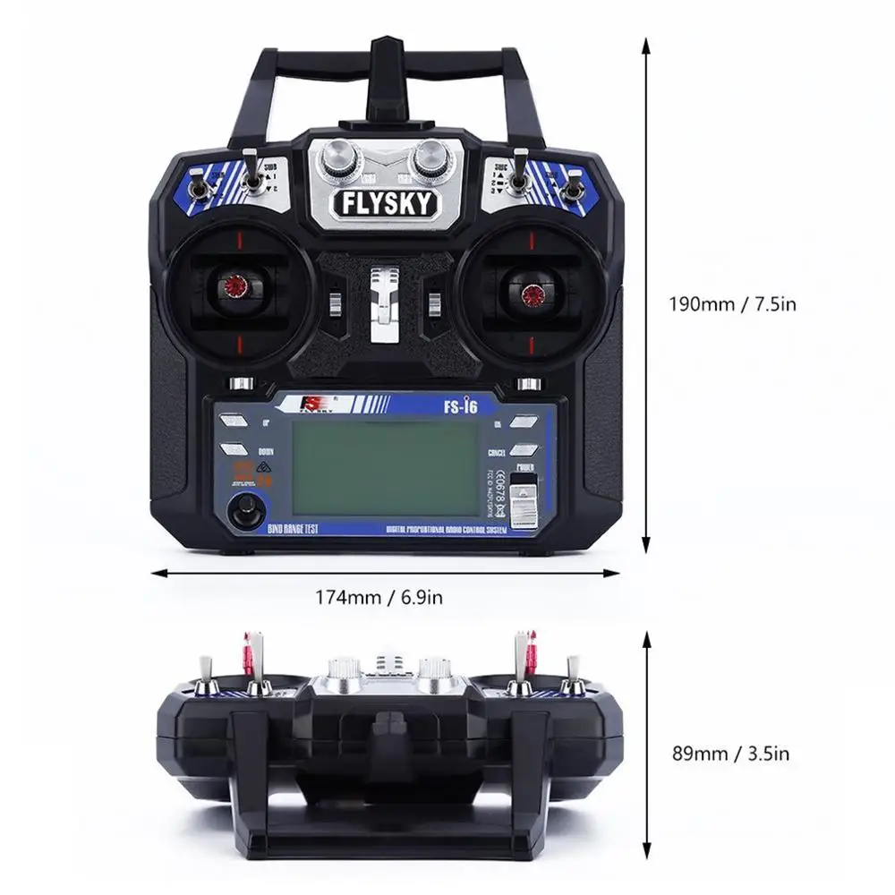 FLYSKY-transmisor de control r - Radio Transmitter 6Ch reseña y precio