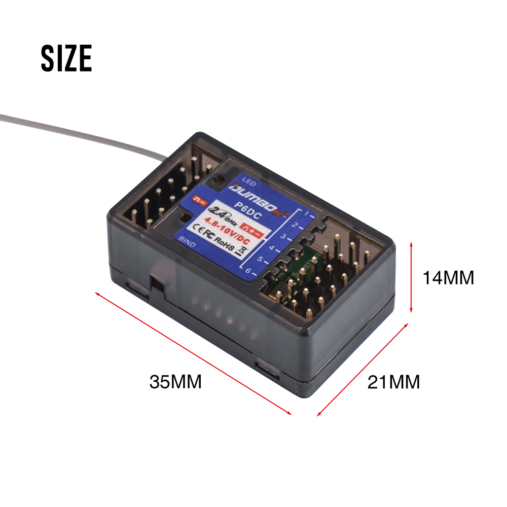 Transmisor de Radiocontrol DUM - Radio Transmitter 6Ch reseña y precio