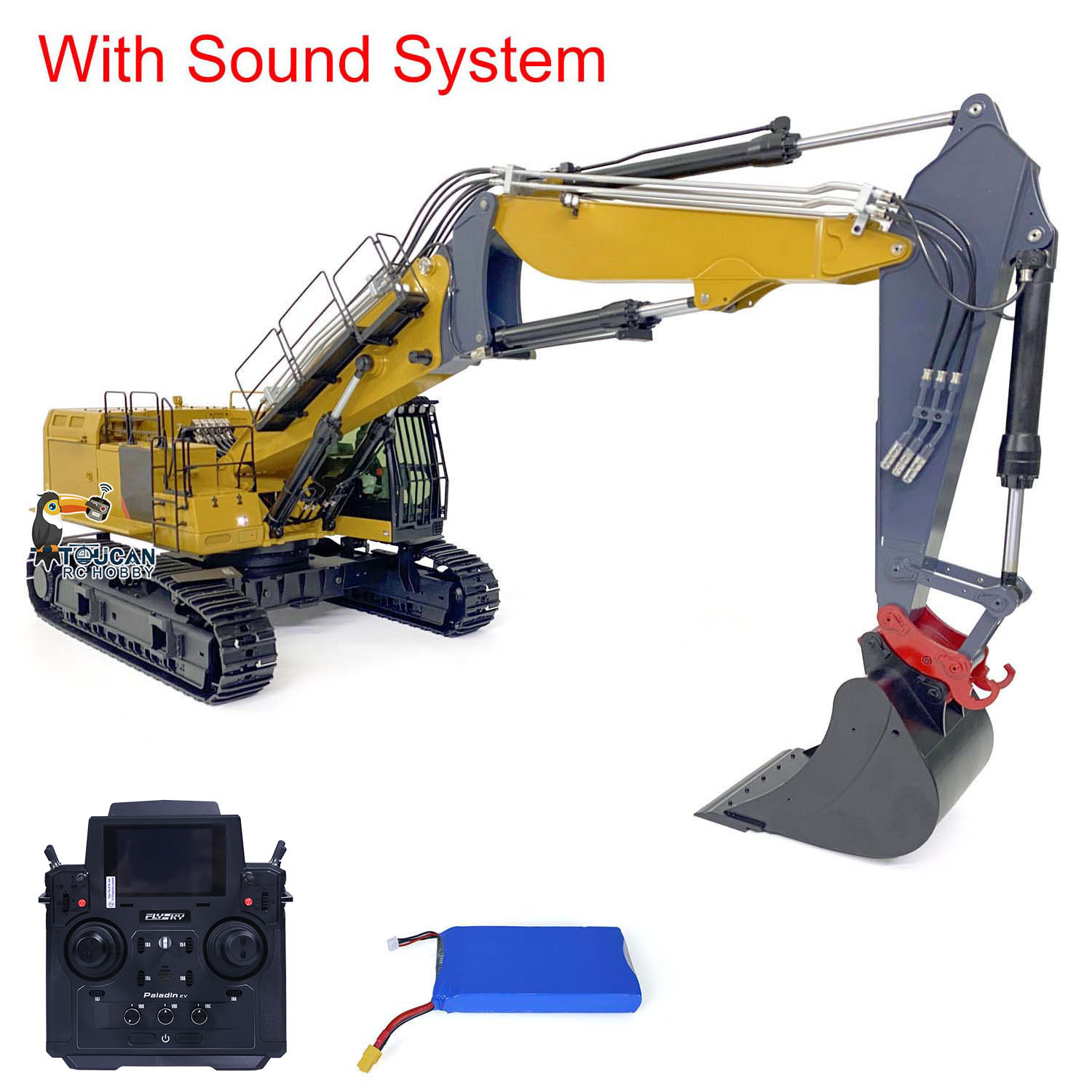 Excavadora hidráulica de Metal - Rc Excavator Hobby reseña y precio