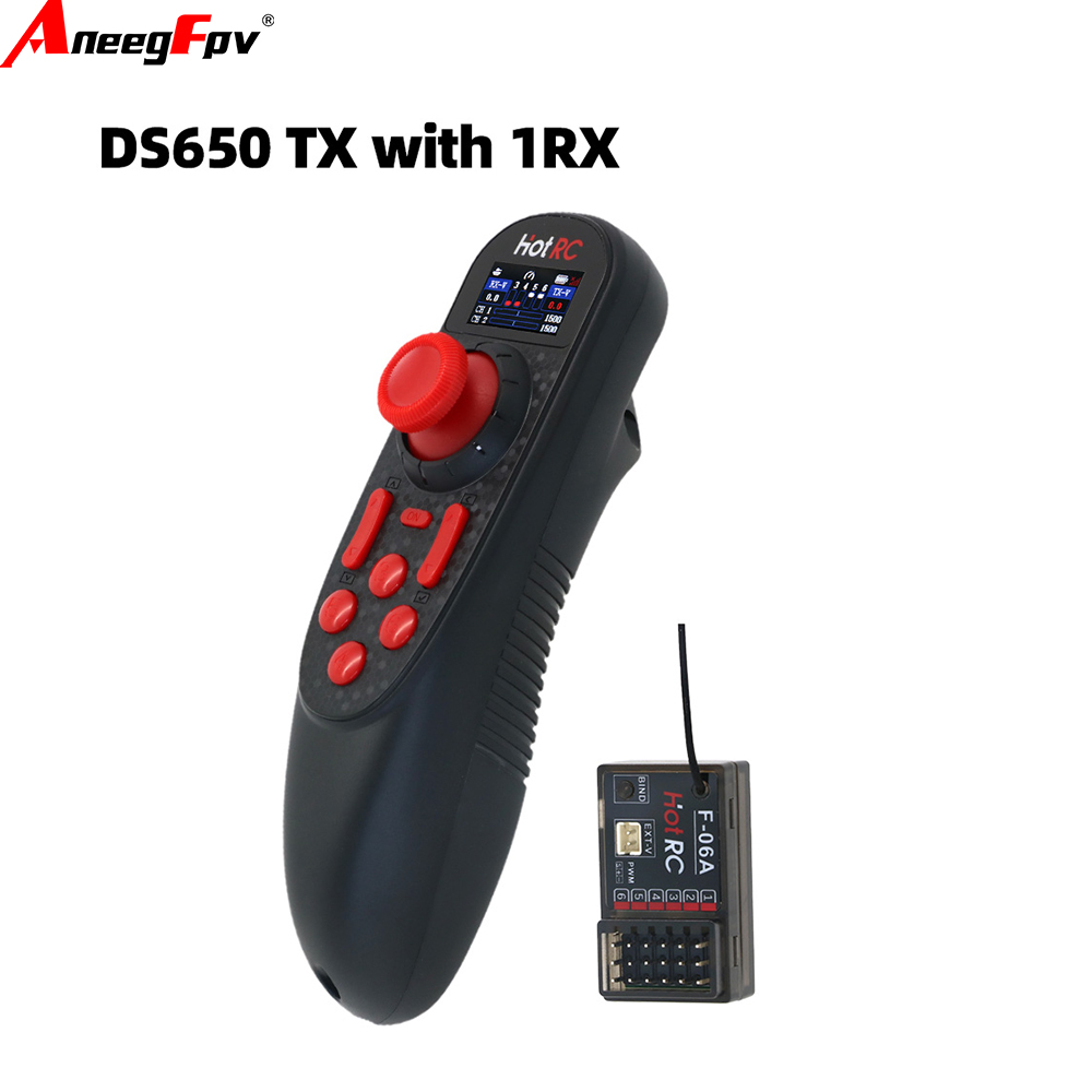 HOTRC Hot RC DS-650 DS 650 Sis - Radio Transmitter 6Ch reseña y precio