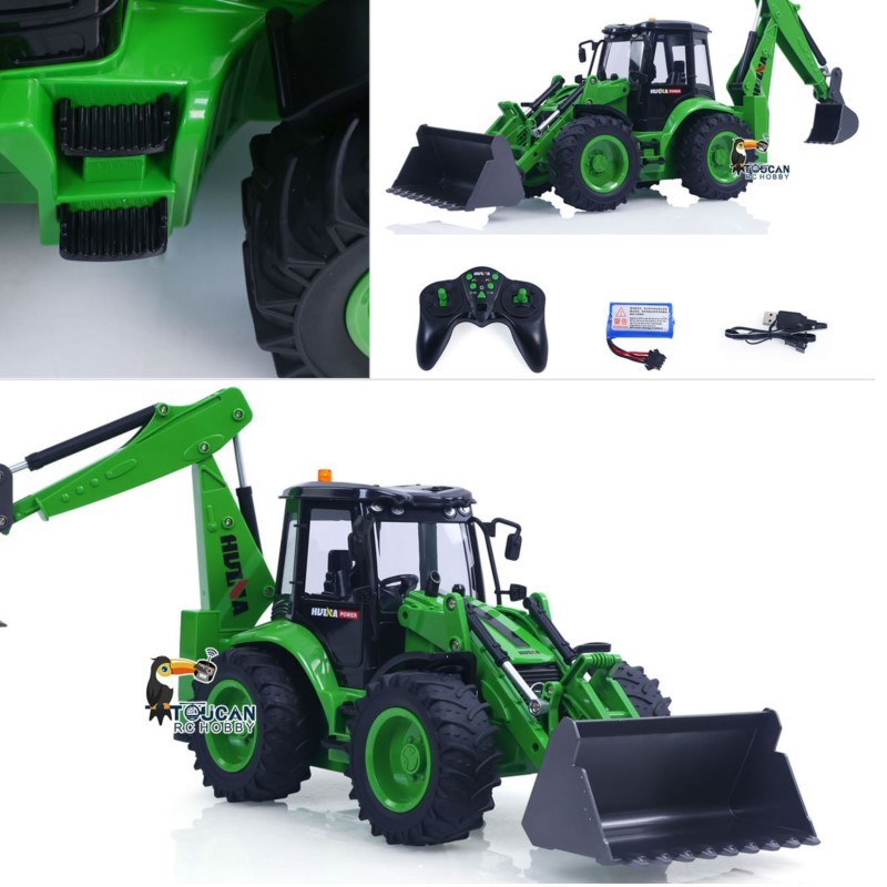 1/14 HUINA 1579 Retroexcavador - Rc Excavator Hobby reseña y precio