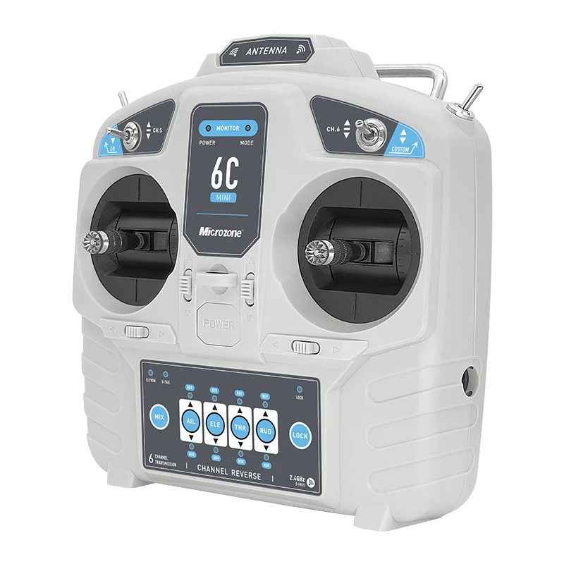 MicroZone-controlador transmis - Radio Transmitter 6Ch reseña y precio