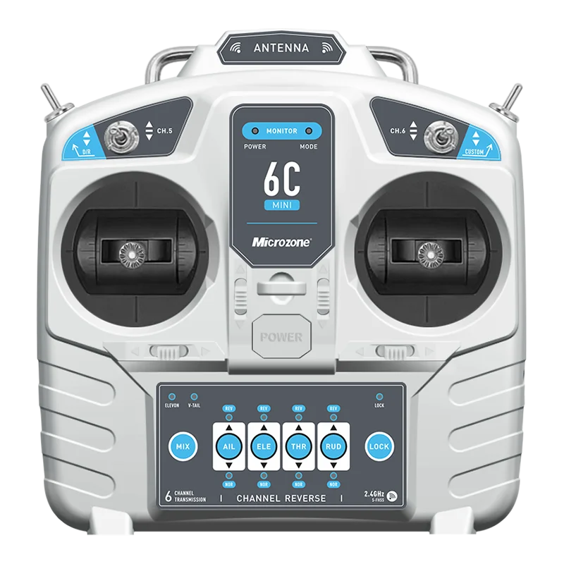 MicroZone-controlador transmis - Radio Transmitter 6Ch reseña y precio