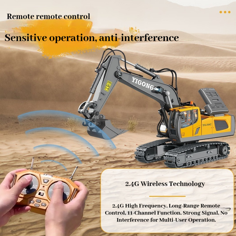 YIGONG Vehículo de Ingeniería  - Rc Excavator Hobby reseña y precio