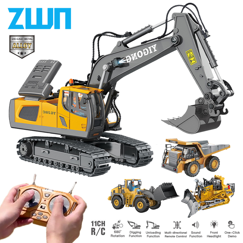 ZWN-excavadora con Control rem - Rc Excavator Hobby reseña y precio