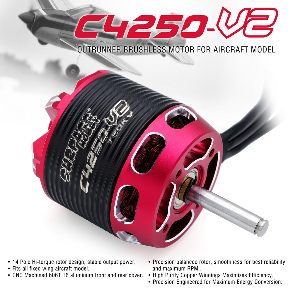 SURPASS HOBBY C4240 750KV/850K - Rc Hobby Grade reseña y precio