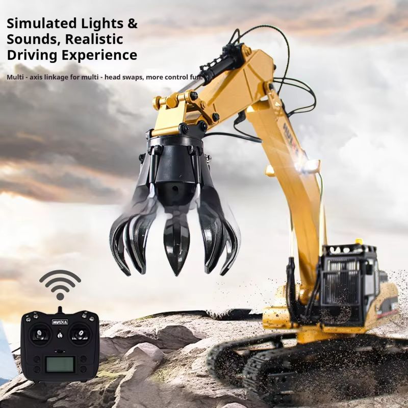 Huina Upgrade 1590 1/14 Excava - Rc Excavator Hobby reseña y precio