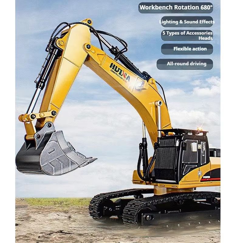 Huina Upgrade 1590 1/14 Excava - Rc Excavator Hobby reseña y precio