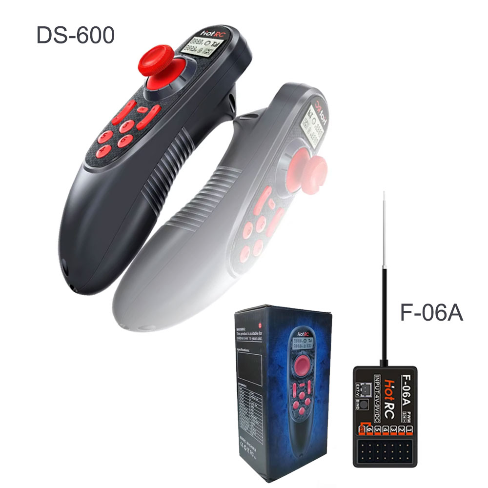 HOTRC DS-600 2,4 GHz 6CH RC ba - Radio Transmitter 6Ch reseña y precio