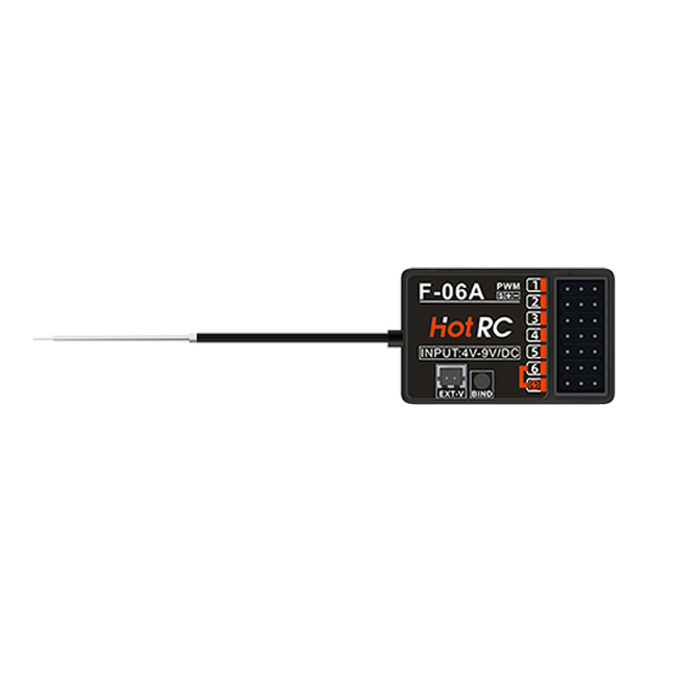 HOTRC DS-600 2,4 GHz 6CH RC ba - Radio Transmitter 6Ch reseña y precio
