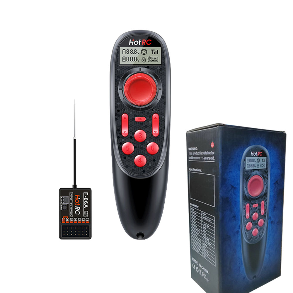 HOTRC DS-600 2,4 GHz 6CH RC ba - Radio Transmitter 6Ch reseña y precio